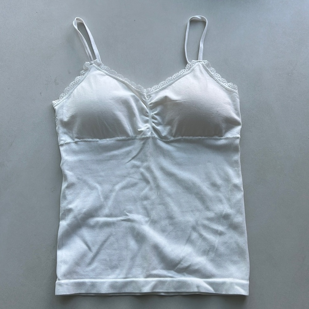 White Lace Detailed NB Classic Tank
